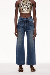 Ceri Rhinestones Kot Pantolon